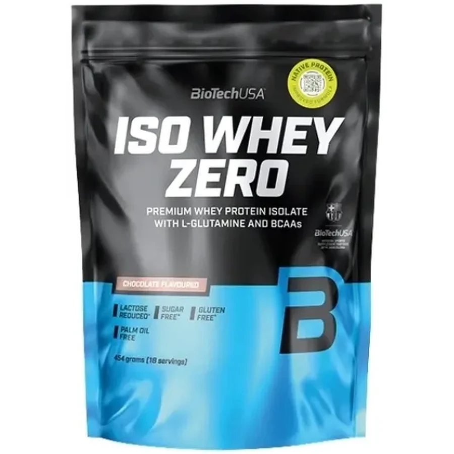 BioTech USA Iso Whey Zero chocoladesmaak 454 g