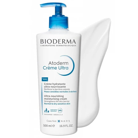 Bioderma Atoderm Ultra Hydraterende Crème, 500 ml 
