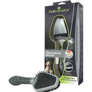 FURminator Double-Sided Brush for Dogs