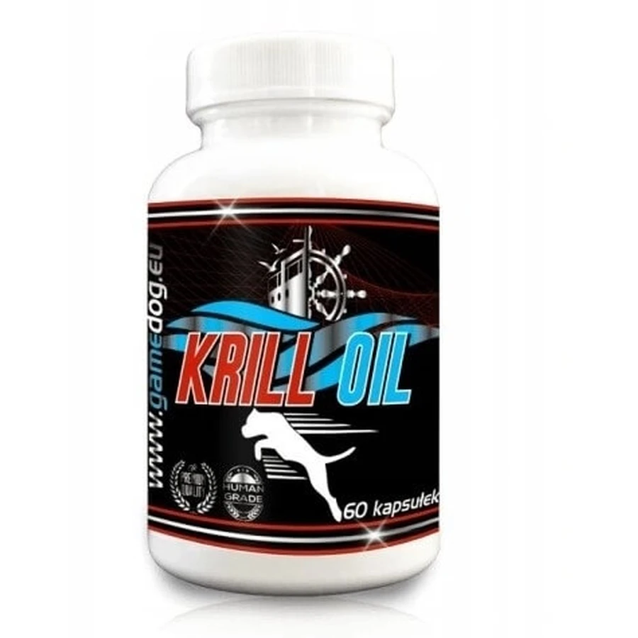 GAME DOG Aceite de Krill 60 cápsulas