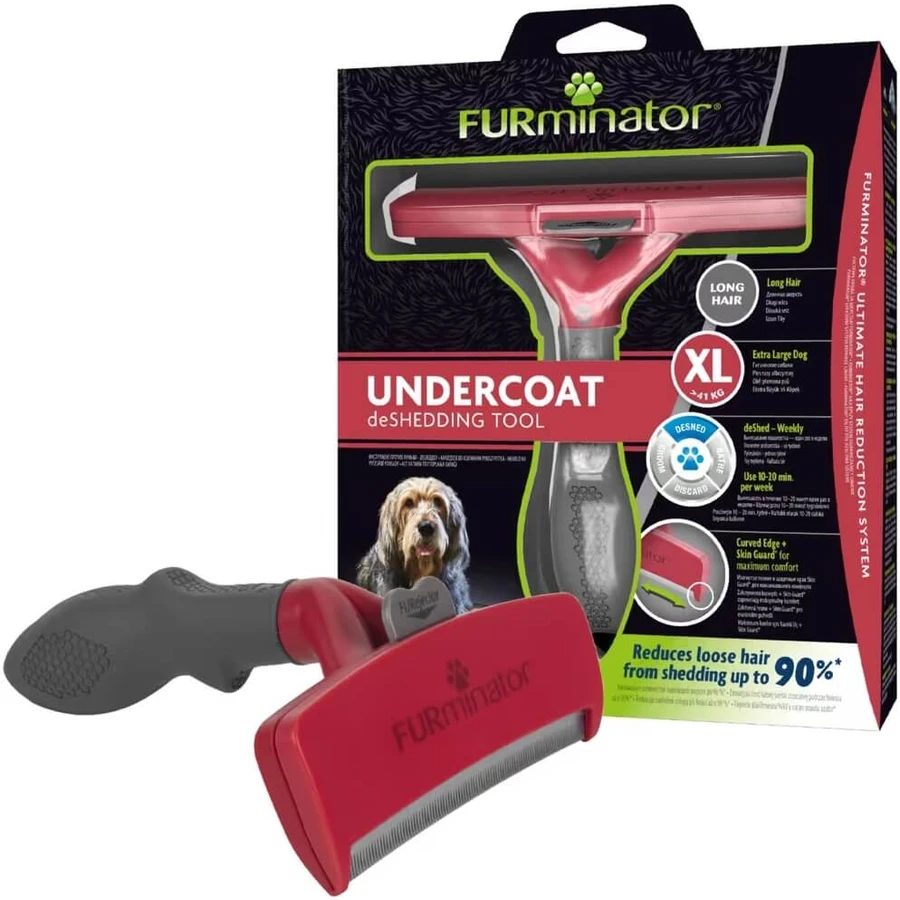 FURminator Brush for Long-Haired Dogs Giant