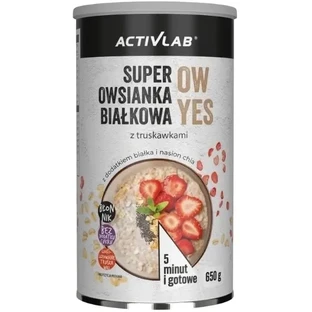 Activlab Super Protein Haferflocken OW YES Erdbeere 650 g