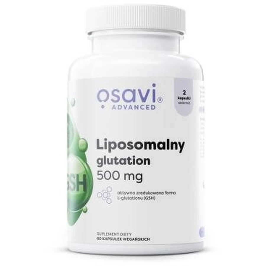 Osavi Liposomaal Glutathion 500 mg, 60 capsules