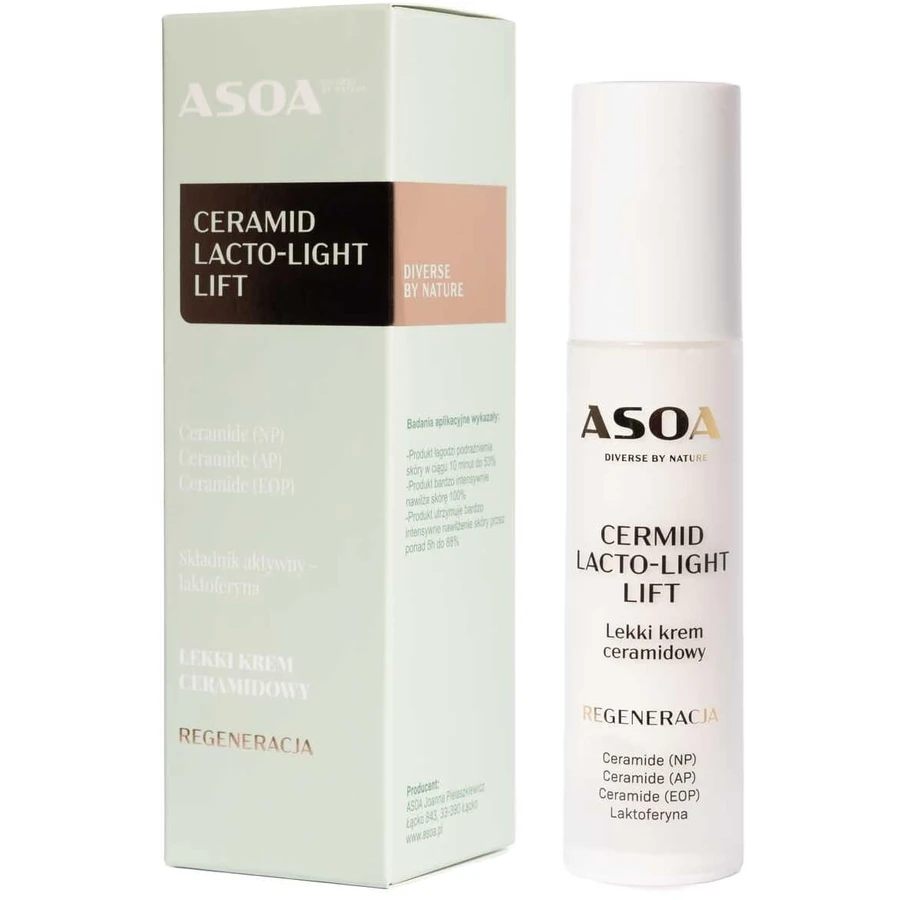 Asoa Light Ceramide Cream Lacto-Light Lift, 50 ml