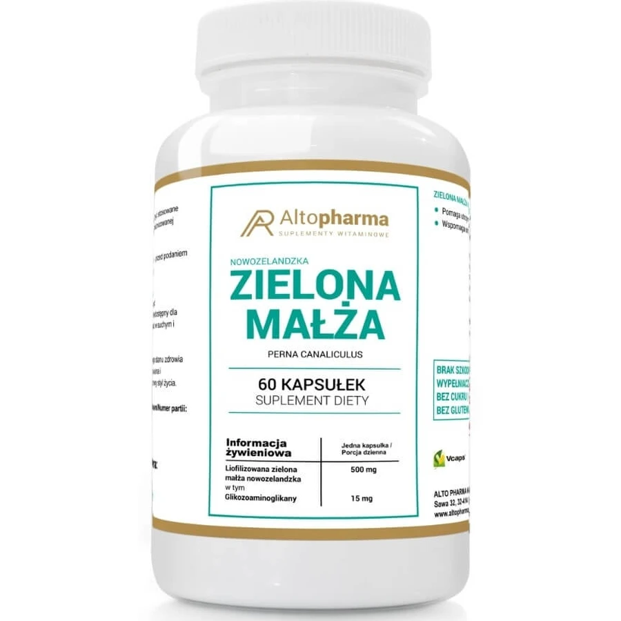 Altopharma Nouvelle Zélande Moule Verte 60 gélules