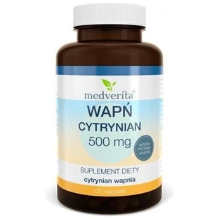 Medverita Citrato de Calcio 500 mg 120 cápsulas