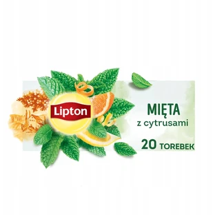 Lipton Citrus Mint herbal tea 20 sachets