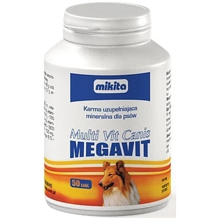 MIKITA MULTI VIT CANIS MEGAVIT 50 TABLETS