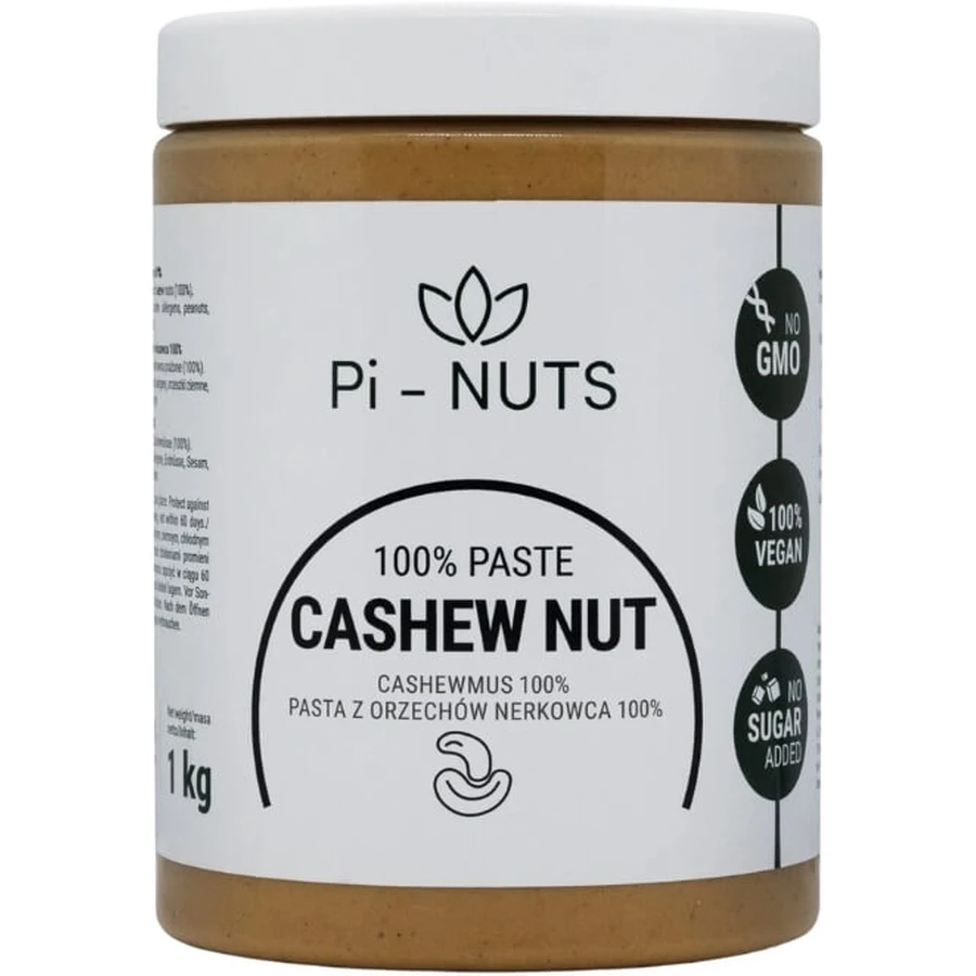 Pi-NUTS Cashewnotenpasta 1 kg (Vervaldatum ...