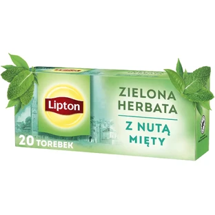 Lipton Grüner Tee mit einem Hauch von Minze 20 Beutel
