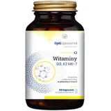 NaturDay Opti Liposomale Vitamine D3, K2-MK7 60 Kapseln.
