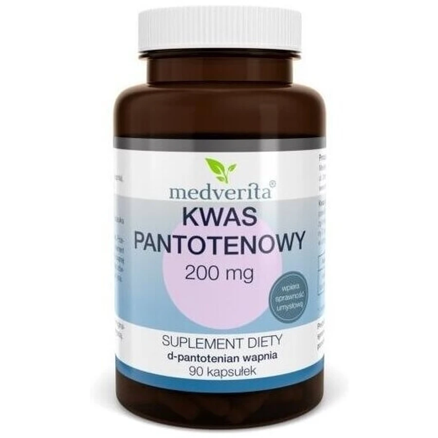 Medverita Pantothenic Acid 200 mg 90 capsules