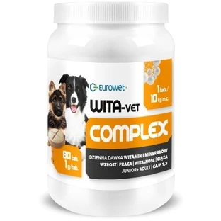 Vita-Vet Complex Supplementary food for dogs 80 tablets