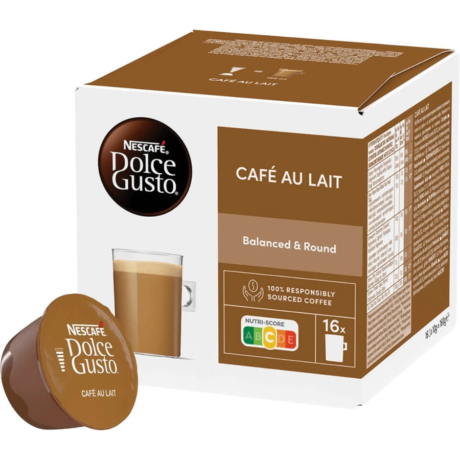 Nescafe Dolce Gusto Cafe Au Lait 16 capsules