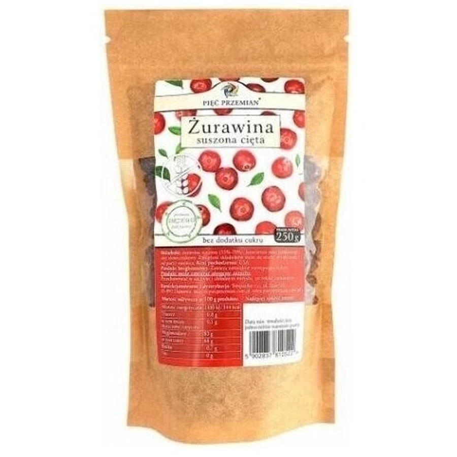 Five Transformations Gedroogde veenbessen met appelsap gesneden 250g