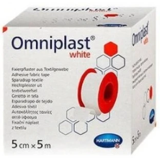 Omniplast White Plaster 5 m x 5 cm 1 sztuka