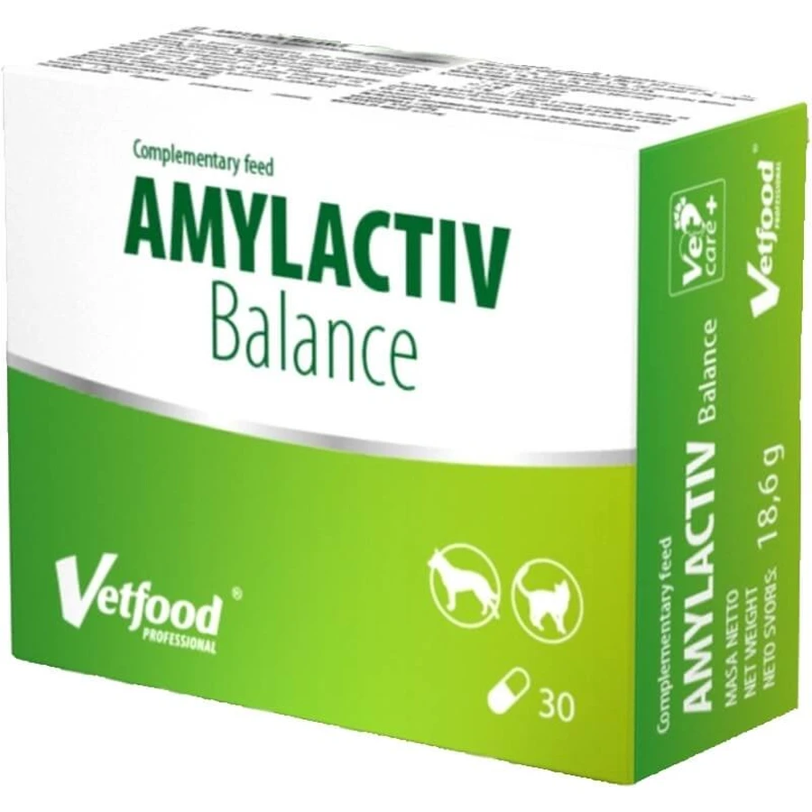 VETFOOD Amylactiv Balance para la digestión de perros y gatos 30 ...
