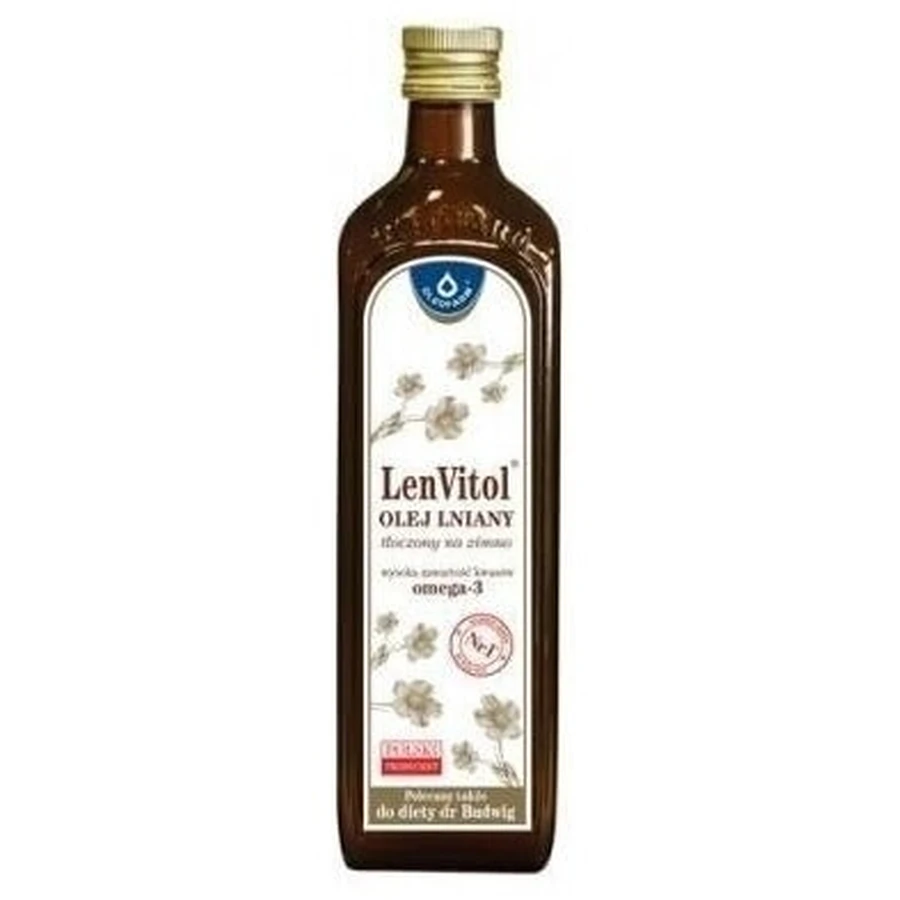 LenVitol lijnzaadolie vloeibaar 500 ml (Vervaldatum 24.07.2026)