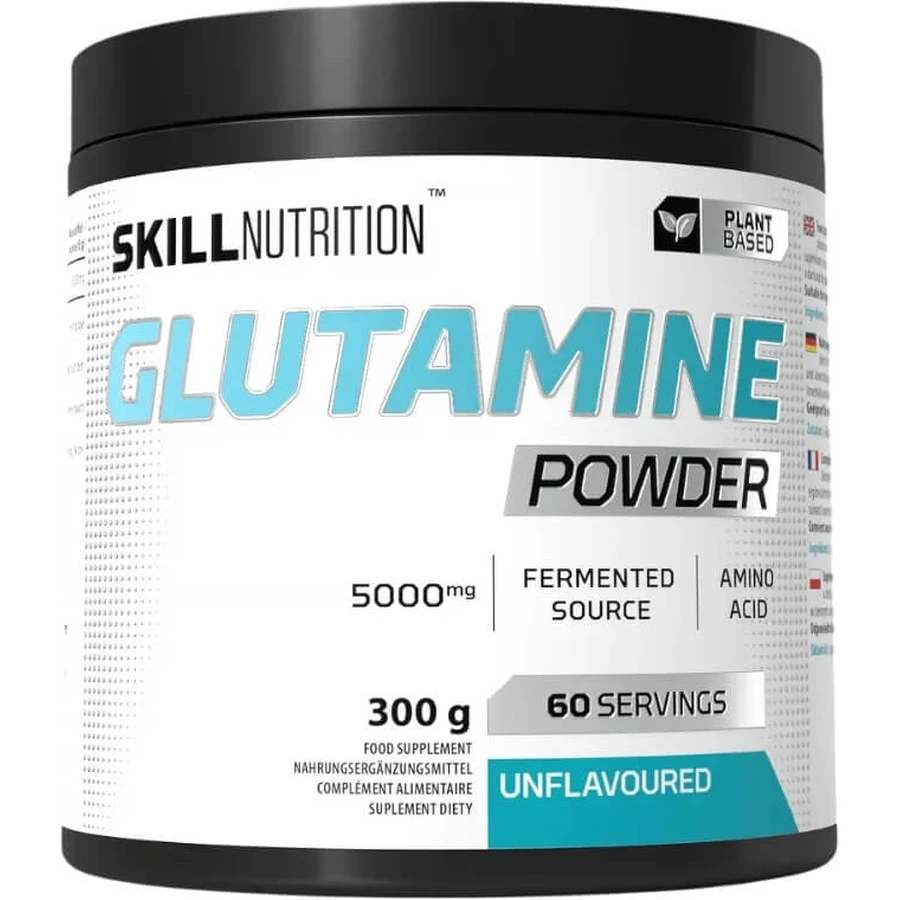 Skill Nutrition Glutamine Poeder smaakloos 300 g