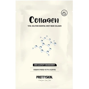PRETTYSKIN Total Solution Essential Sheet Mask COLLAGEN ...