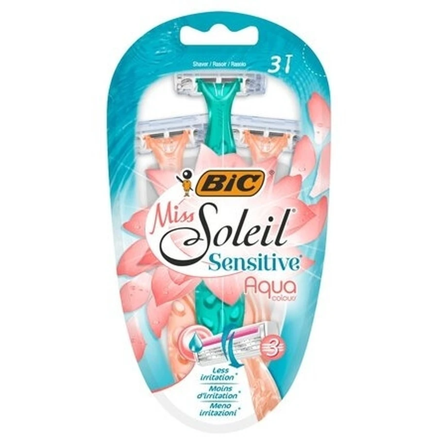 Bic Scheerapparaat Miss Soleil Sensitive Aqua kleur 3 ...