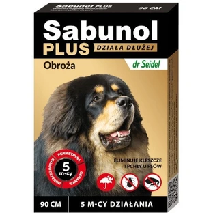 Sabunol Plus Flea and Tick Collar for Dog 90 cm.
