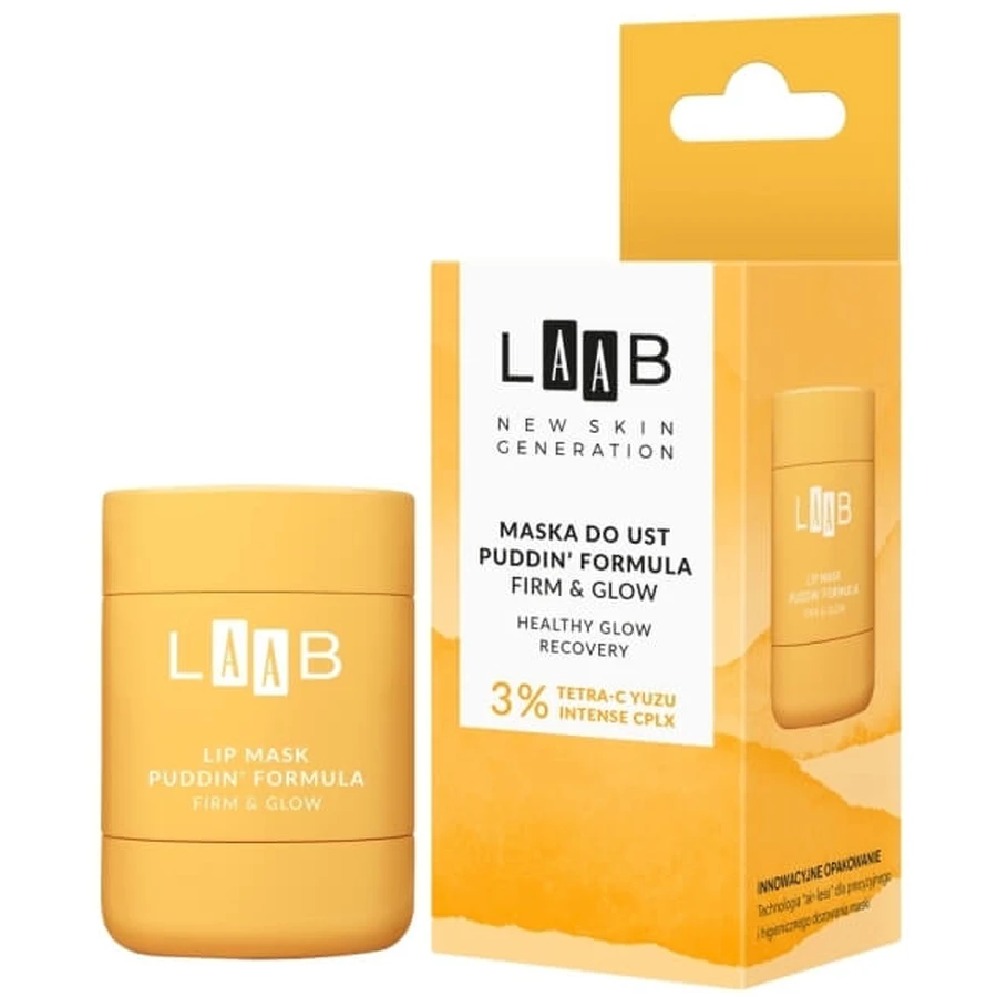 AA LAAB Puddin' Formula Stevig en Glimmend Lipmasker 15 g