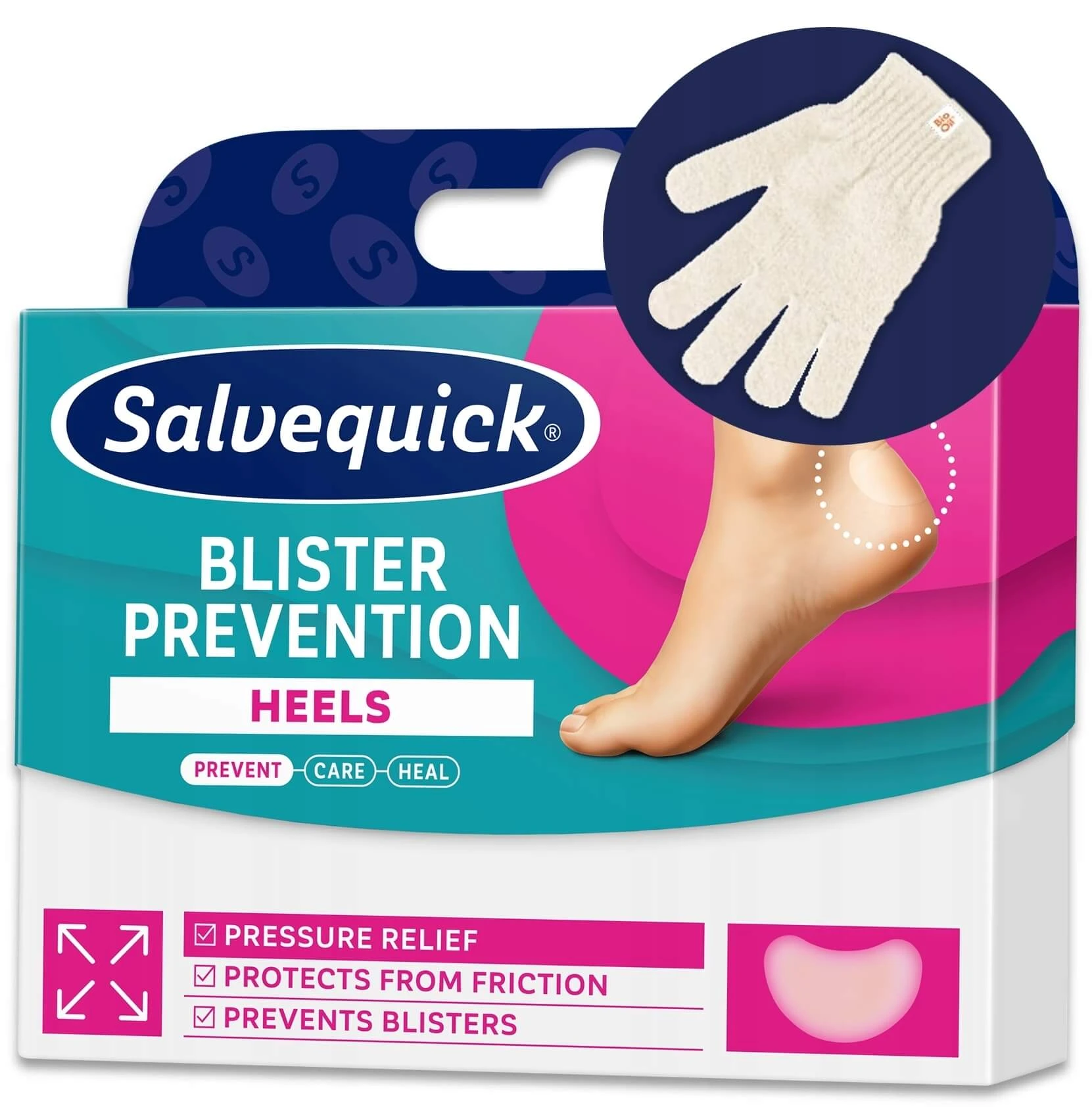 Salvequick Blister Prevention Heels Blister Patches 6 ...