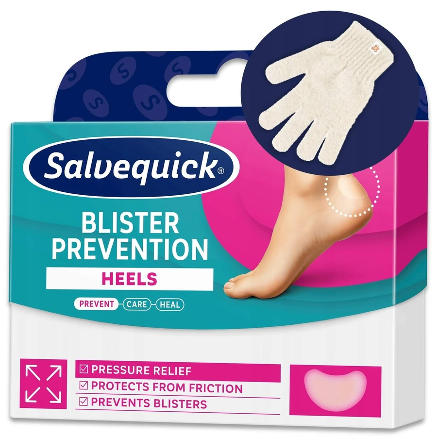 Salvequick Blister Prevention Heels Blister Patches 6 ...