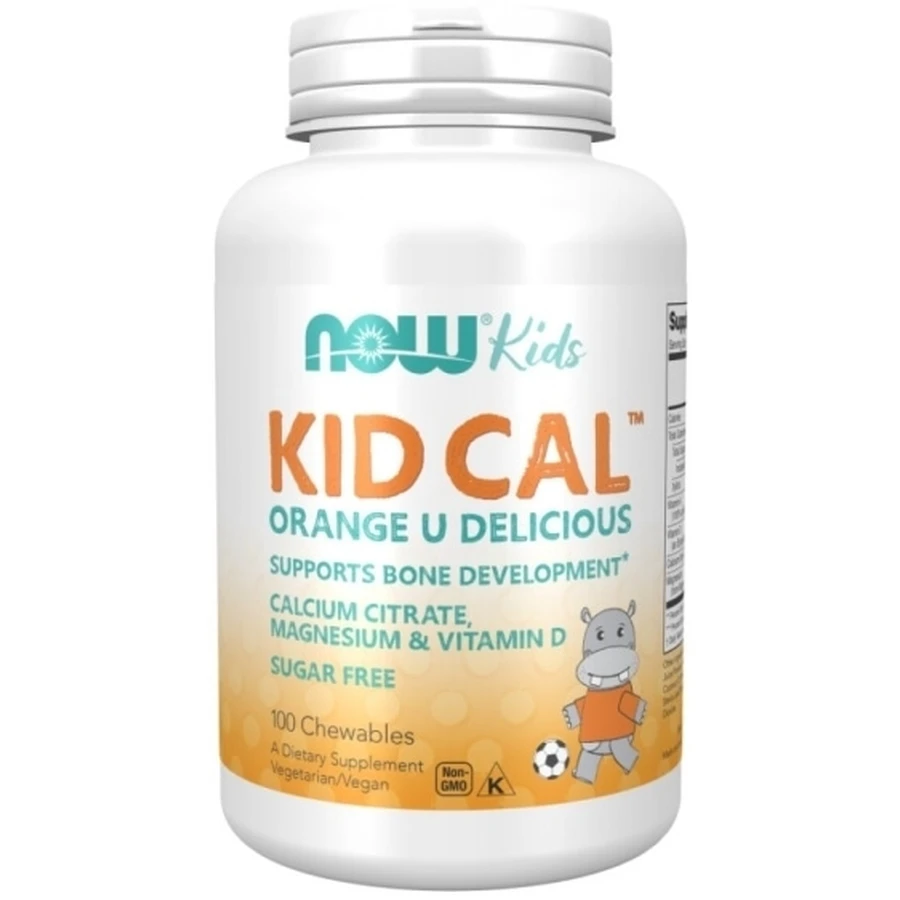 NOW FOODS Kid Cal para chupar 100 cápsulas.