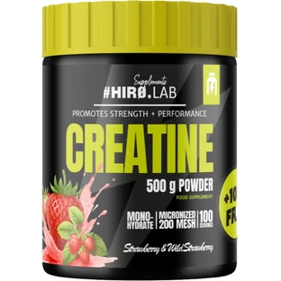 HIRO.LAB Kreatin-Geschmack Erdbeere und Erdbeere 500g