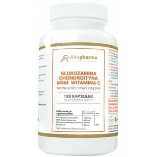Altopharma Glucosamina Condroitina MSM Vitamina C 120 cáps.
