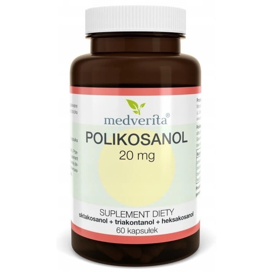 Medverita Policosanol 20 mg 60 cápsulas