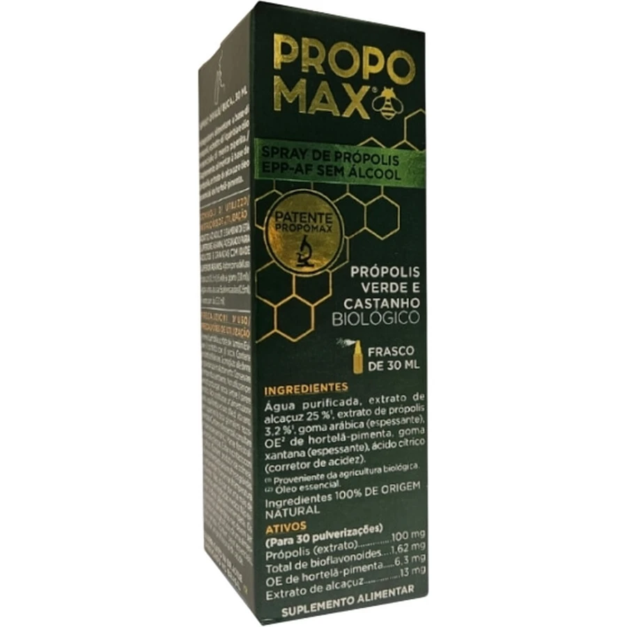 Propomax Propolis Epp-Af Spray contains no alcohol 30 ml.