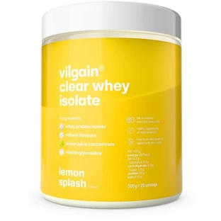 Vilgain Clear Whey Isolate Protein Conditioner Lemon splash ...