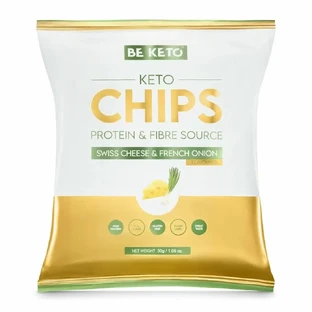 Beketo Keto Chips Swiss Cheese & French Onion 30 g