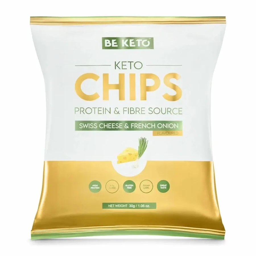Beketo Keto Chips Swiss Cheese & French Onion 30 g