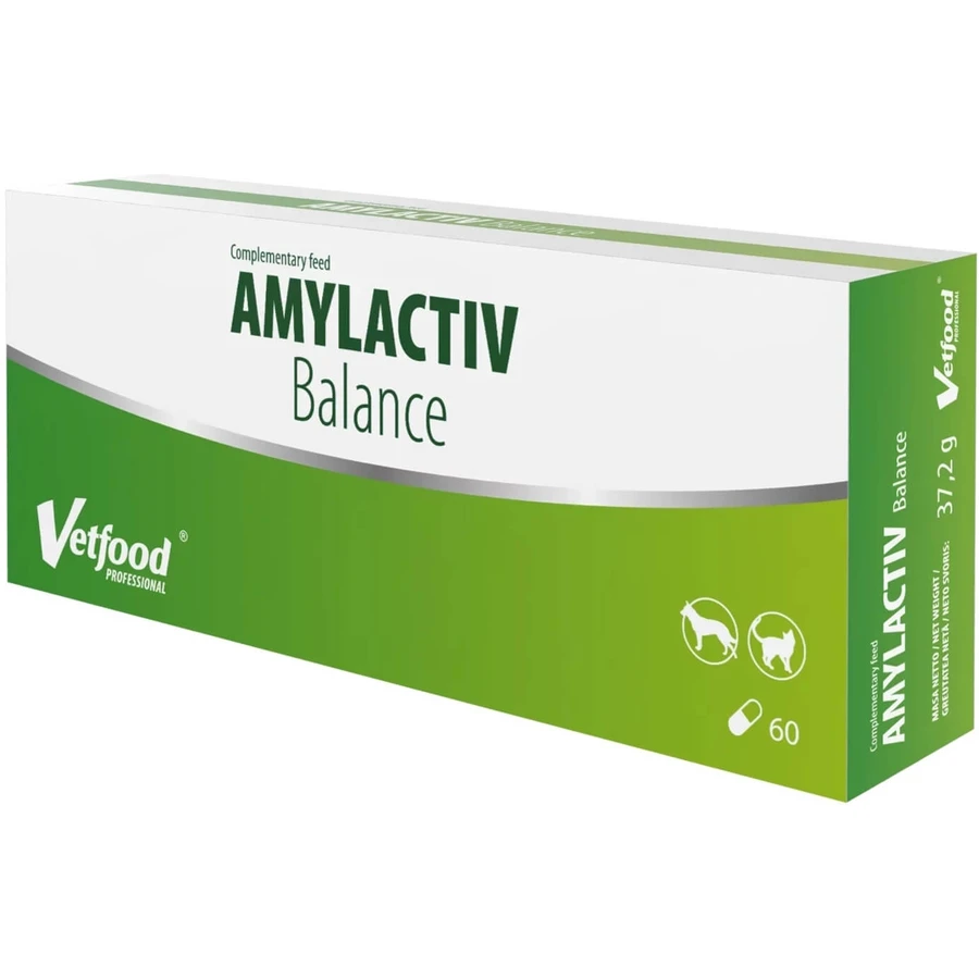 VETFOOD Amylactiv Balance 60 cápsulas.