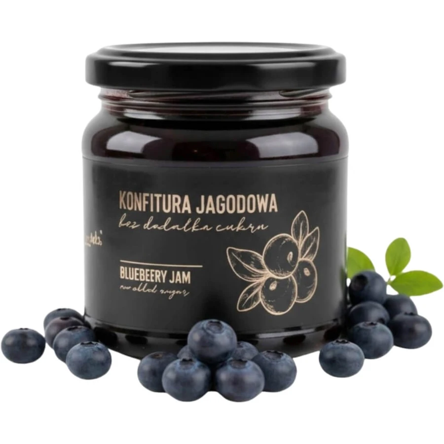 Green Touch Premium Confiture de myrtilles sans sucre 190 g