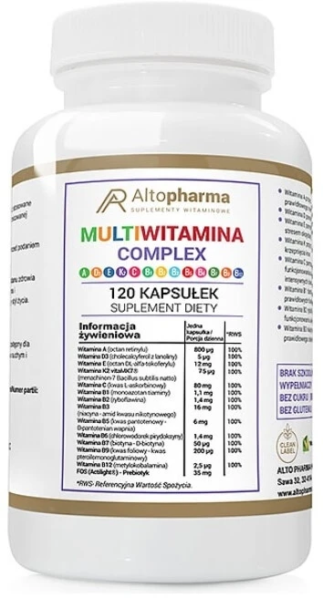 Altopharma Multivitamin Complex 120 capsules
