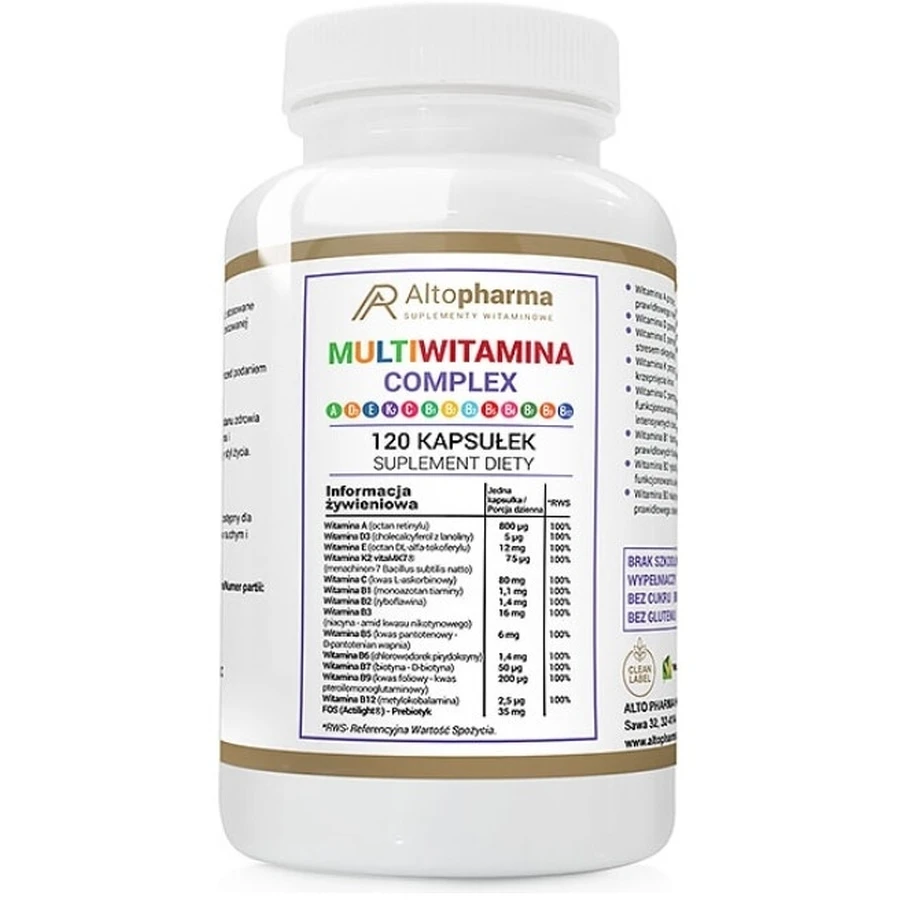 Altopharma Multivitamin Complex 120 capsules