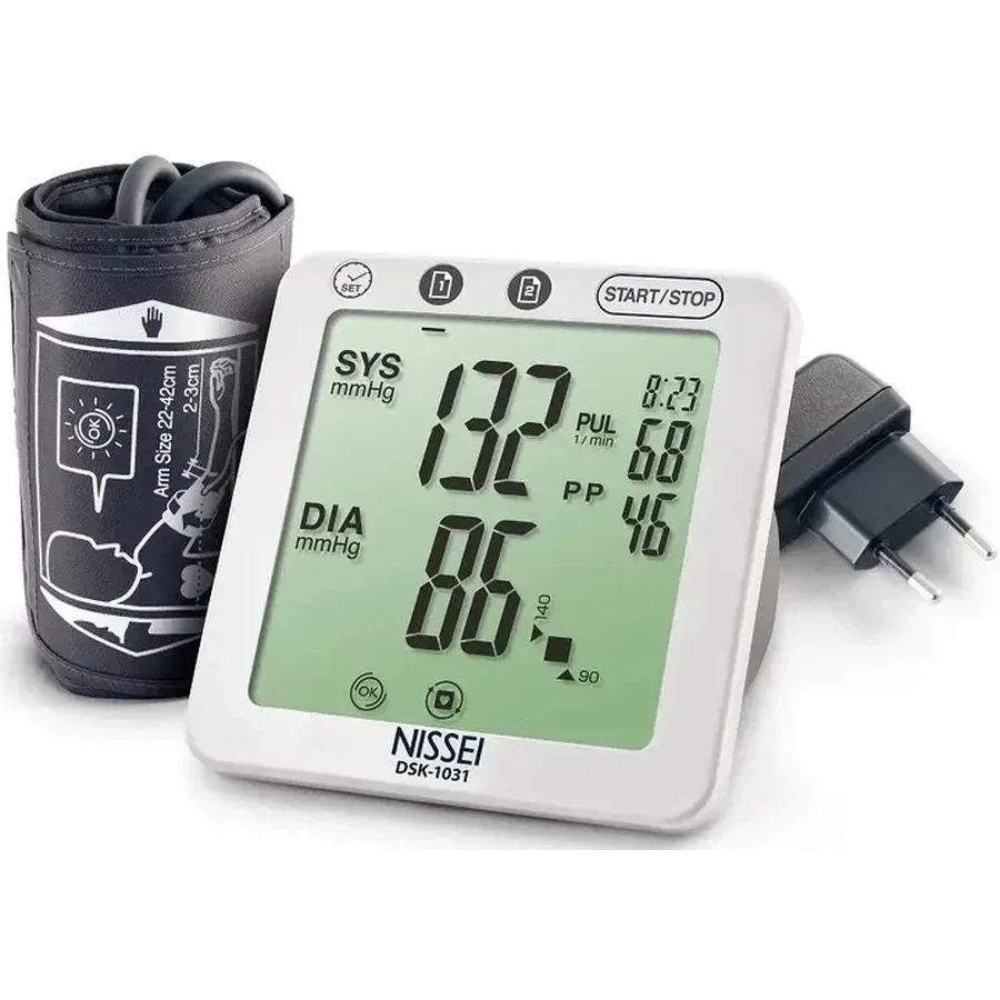 Automatic blood pressure monitor NISSEI DSK-1031 1 piece