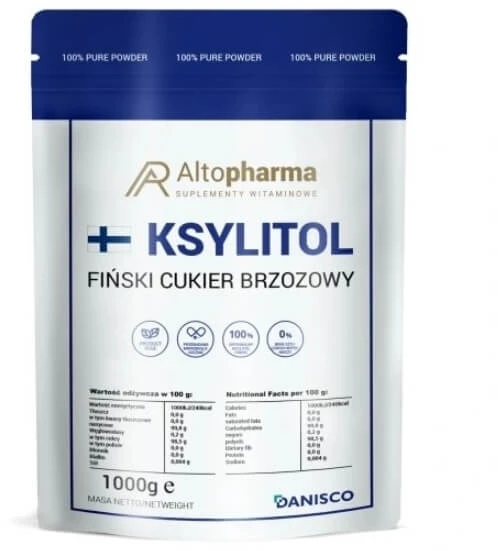 Altopharma Xylitol Finnish Birch Sugar 1 kg.