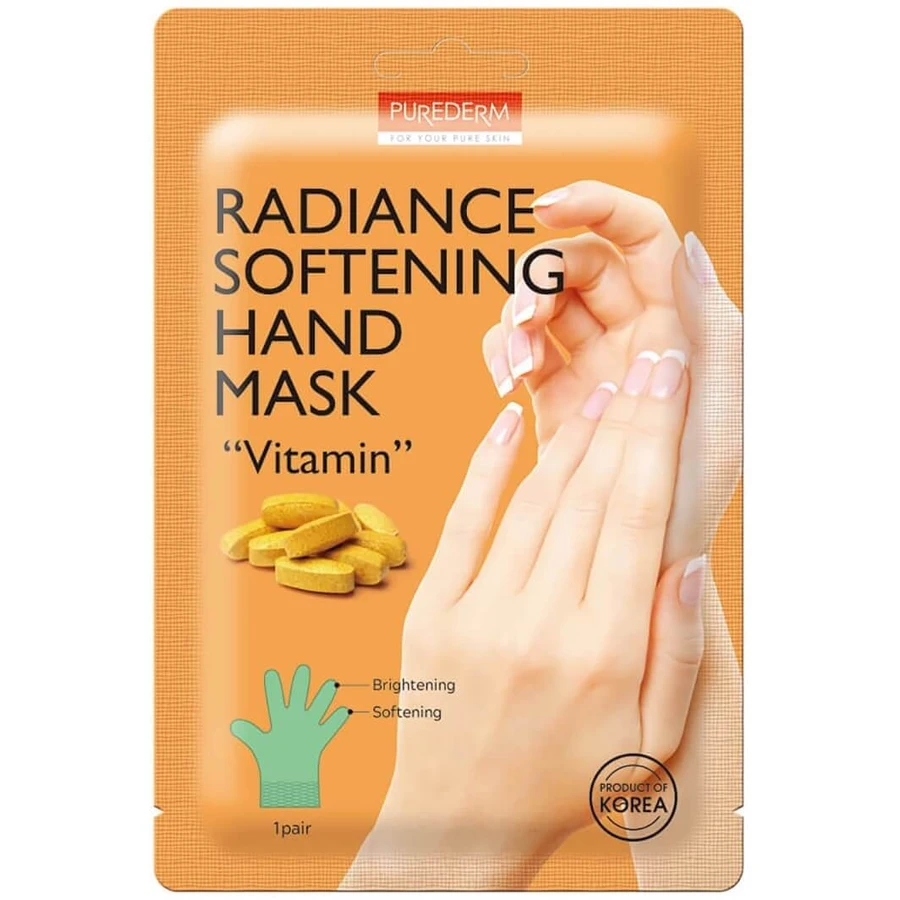 Purederm Verhelderend en verzachtend handmasker met ...
