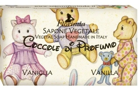 FLORINDA Natural vegetable soap for children vanilla 100 g