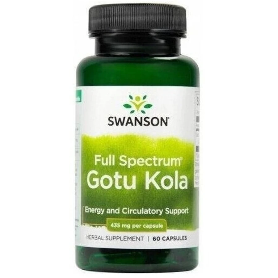 Swanson Gotu Kola 435mg 60 Kapseln
