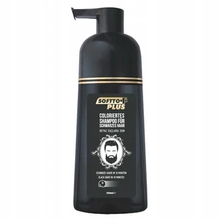 Softto Plus Färbeshampoo für graues Haar Schwarz ...
