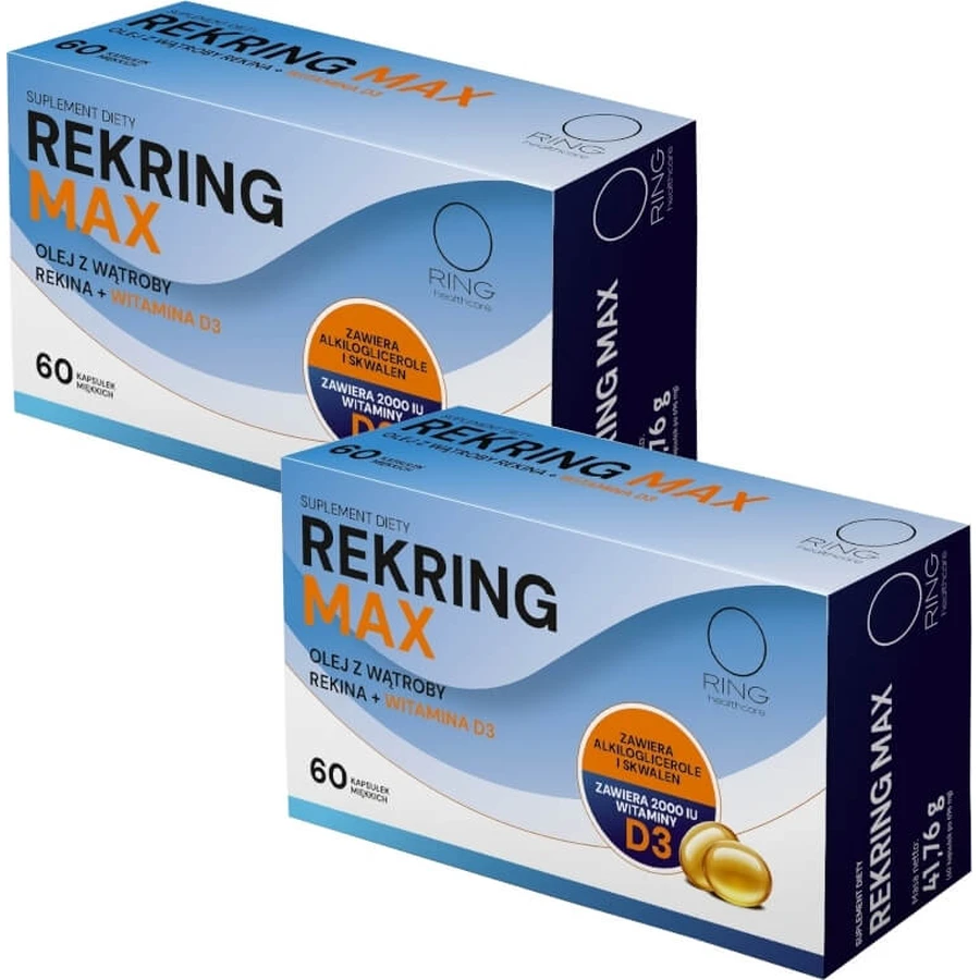 Ring Rekring Max 60 capsules Multi-pack x 2.