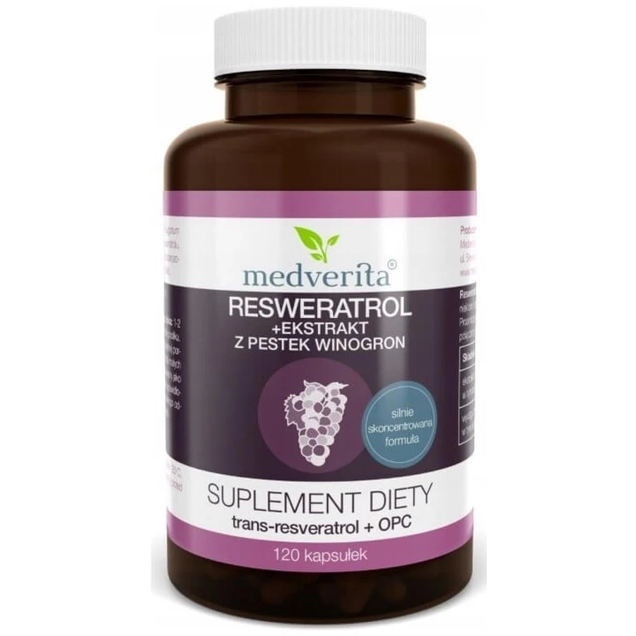 Medverita Resveratrol + OPC 120 capsules