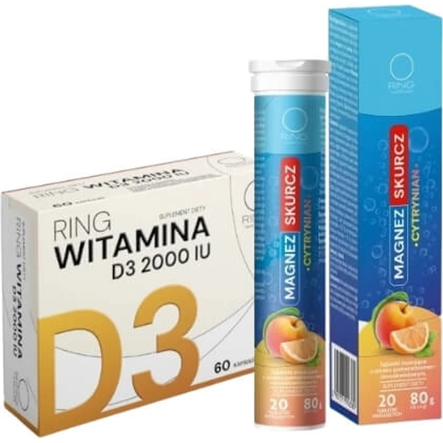 Ring Vitamin D3 2000 + Ring Magnesium